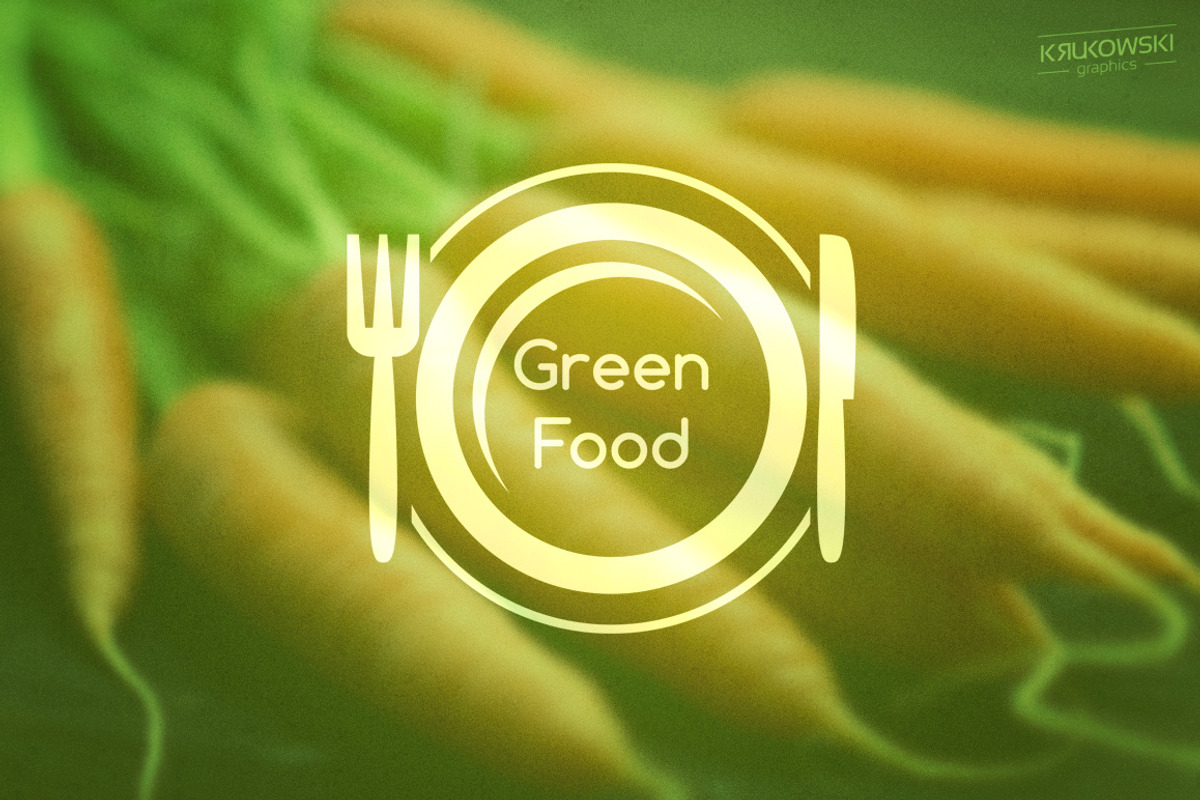 Vegan Food Badges Logos, a Branding & Logo Template by Krukowski Graphics (Photo 2 of 5)
