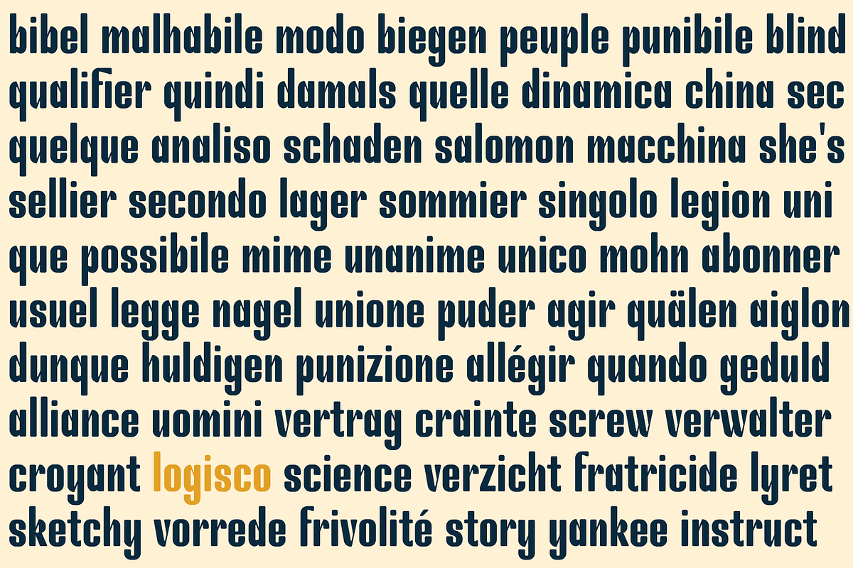 Logisco Full Font Family, a Sans Serif Font by Ideabuk (Photo 4 of 12)
