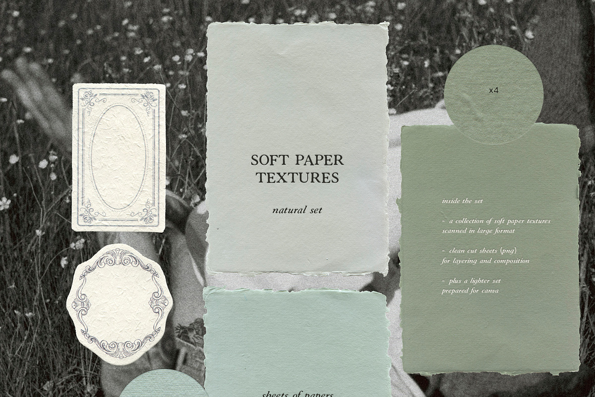 Soft Paper Textures - Natural Set, a Texture Graphic by Purple (Photo 6 of 10)