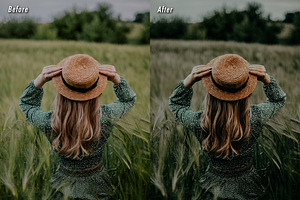 10 Dark Green Lightroom Presets