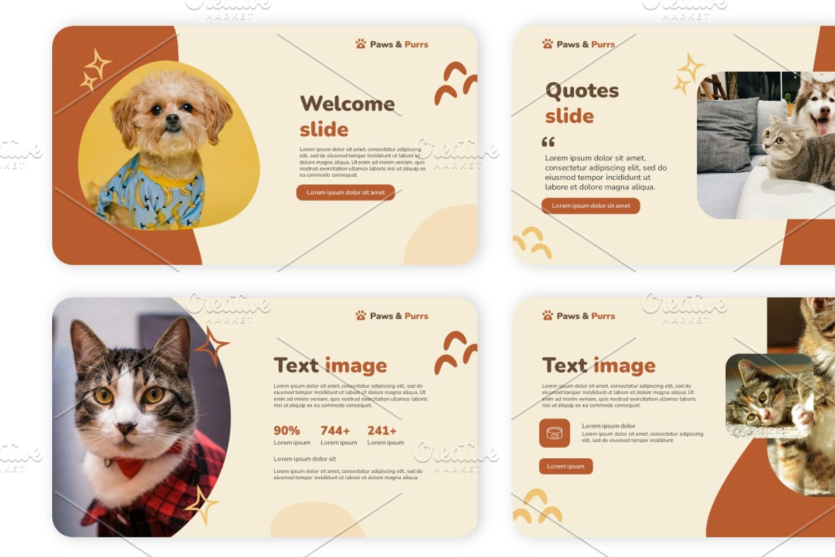 Paws and Purrs animal Presentation, a Presentation Template by Interpitch (Photo 2 of 8)