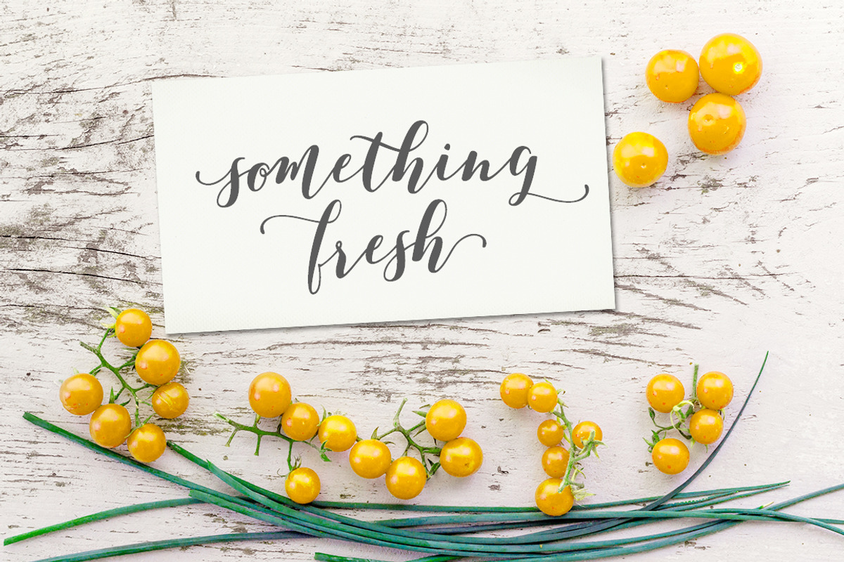 Malicute script, a Script Font by Franstudio (Photo 4 of 7)