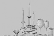 Tableware 04, an Object 3D Model by 3dcruz (Thumbnail 6 of 9)