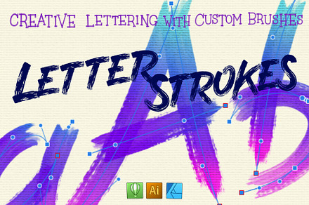 Letterstrokes - Centerline FontShape, a Shape Add-On by DonkeyWorx