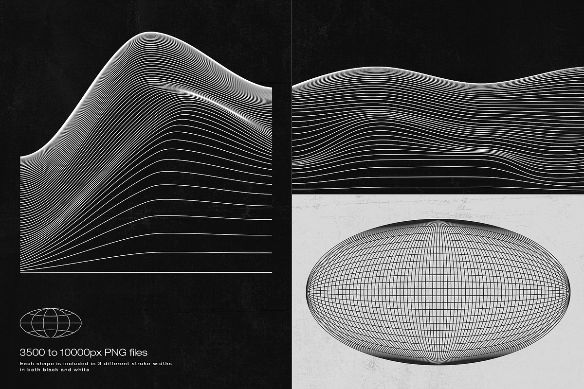 75 Wireframe Topo Elements Vectors, an Object Graphic by Graphicdome (Photo 5 of 13)