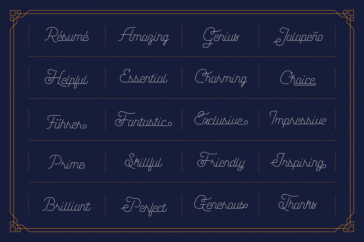 Fitline Script + Badge + Frame preview 7