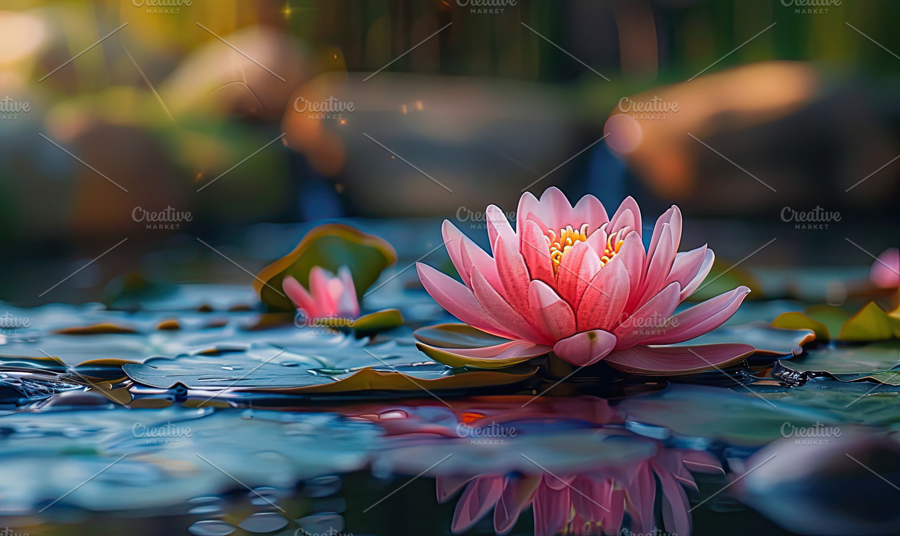 Close-up of an exotic lotus flower,, a Photo by LOGOCREATIVE