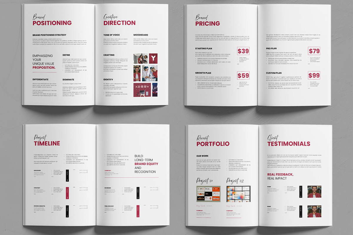 Modern Business Brand Proposal, a Brochure Template by MightyDesign (Photo 3 of 6)