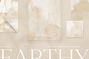 Earthy Paintings. Textures & Shapes, a Background Graphic by mekkêtto (Thumbnail 1 of 18)