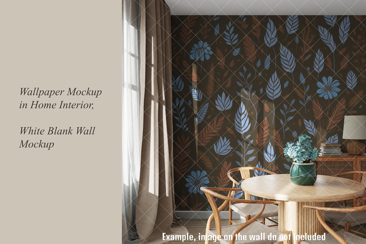 Wallpaper Mockup in Home Interior, a Product Mockup by MockupArtDesign (Photo 4 of 9)