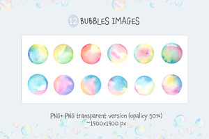 Watercolor Bubbles