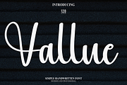 Vallue | Script Font, a Script Font by Scratchones (Thumbnail 1 of 8)