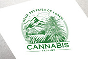 Cannabis Logo, a Branding & Logo Template by Shwet Art (Thumbnail 2 of 3)