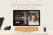 Life Coach Website Template Canva, a Landing Page Template by vectorocean (Thumbnail 7 of 11)