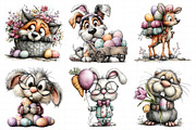 Quirky Easter Animals Clipart, an Illustration by Daily.Designs (Thumbnail 6 of 7)