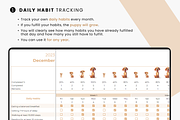 Habit Tracker Template | Dogs, a Templates & Theme by MondaySpark (Thumbnail 2 of 6)
