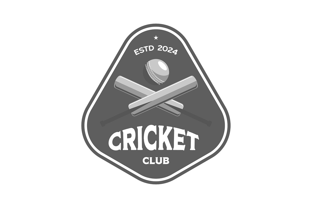 emblem of cricket logo design icon, a Branding & Logo Template by Pyruos ID