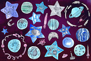 Friendly Space illustrations set, an Illustration by Dmitry_Nekrasov (Thumbnail 4 of 9)