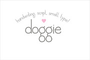 Doggie font, a Script Font by Fonts & Printables (Thumbnail 1 of 3)