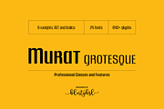 Murat Grotesque, a Sans Serif Font by BULENT YUKSEL (Thumbnail 1 of 12)