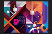 Retro abstract poster design, a Flyer Template by the-sastra (Thumbnail 5 of 5)