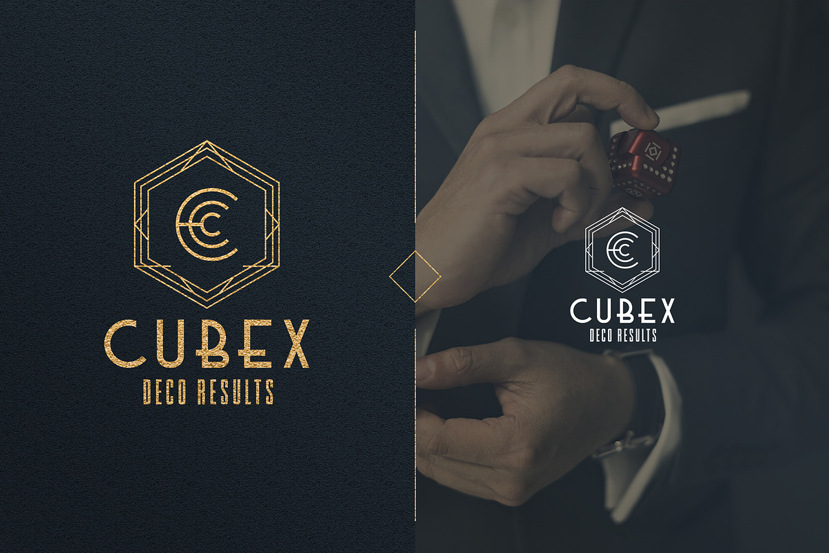 Art Deco A-Z Logo Templates, a Branding & Logo Template by VP Fonts (Photo 4 of 29)