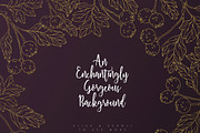 Golden Autumn Berries Background Set, a Background Graphic by Euonia Meraki (Thumbnail 10 of 15)