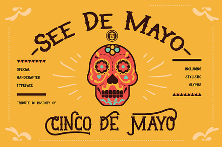 See De Mayo, a Serif Font by Heroglyphs Studio