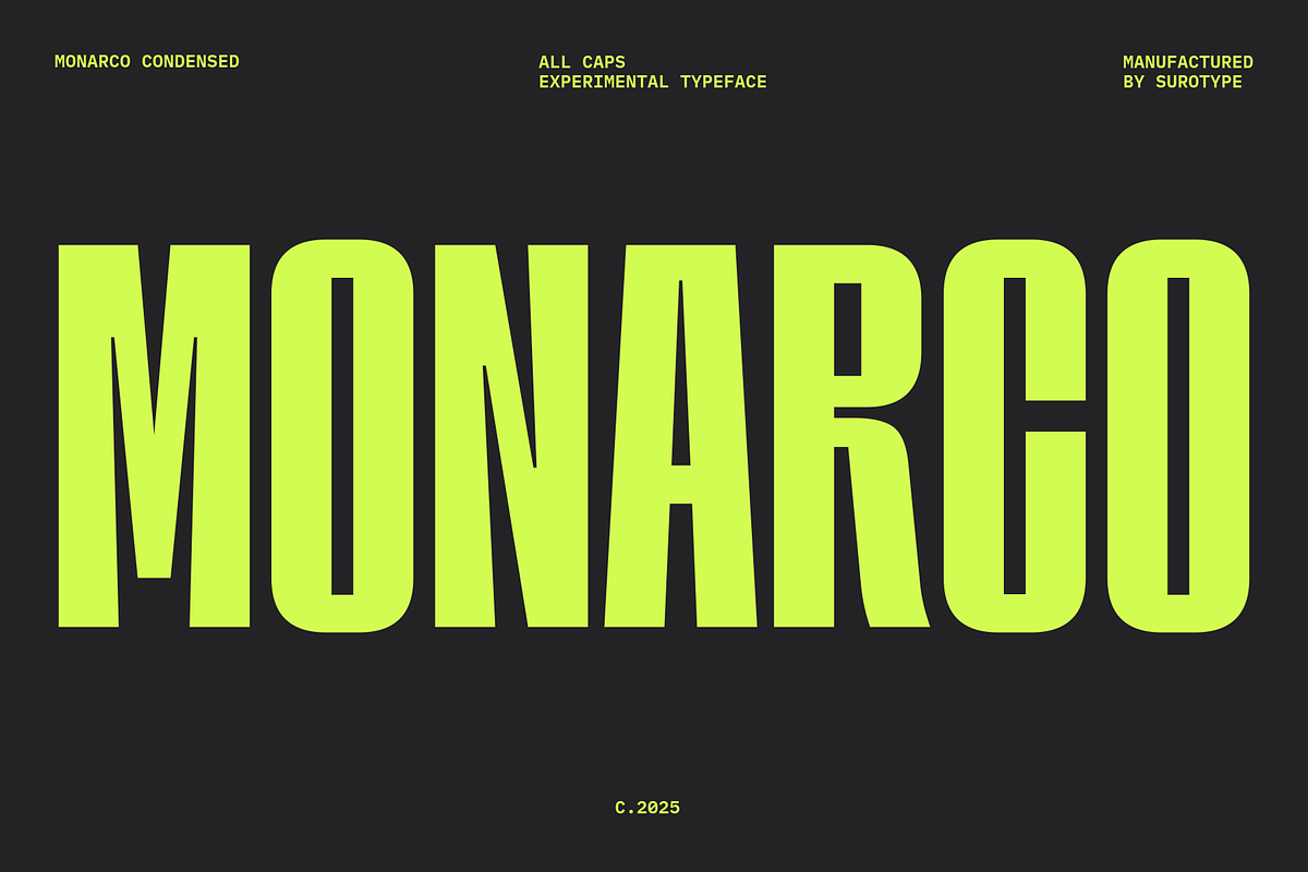 Monarco Condensed, a Sans Serif Font by A.Budianto (Photo 1 of 9)