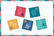 Christmas Advent Calendar Vector, a Card Template by AnnaViolet_store (Thumbnail 8 of 12)