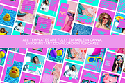 Purple & Blue Instagram Templates, a Social Media Template by SunshineStudioBoutique (Thumbnail 2 of 10)