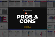 Pros & Cons PowerPoint Templates, a Presentation Template by Warna Works (Thumbnail 2 of 7)