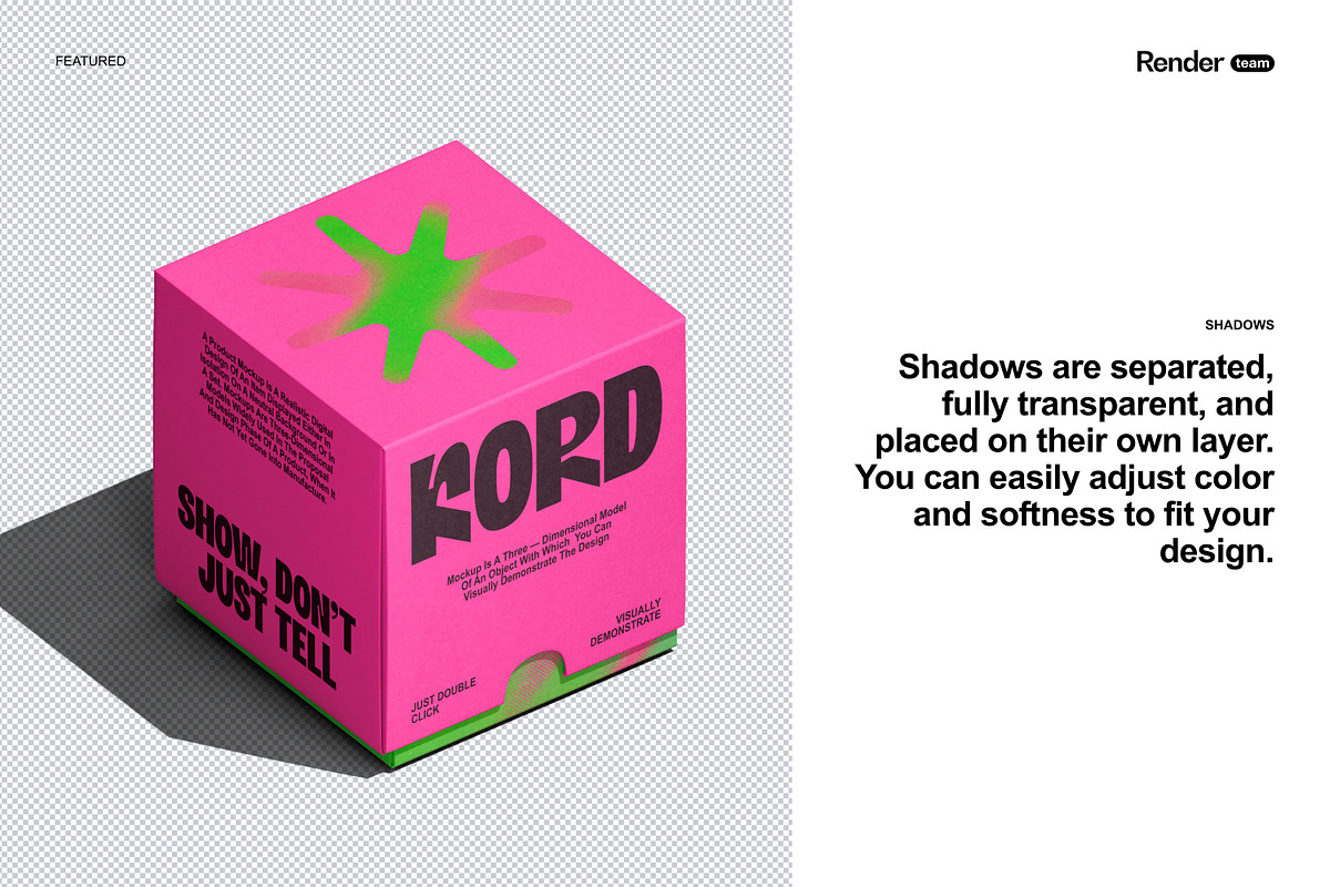 Paper Box and Sachet Mockup Set, a Packaging Mockup by Renderteam (Photo 4 of 13)
