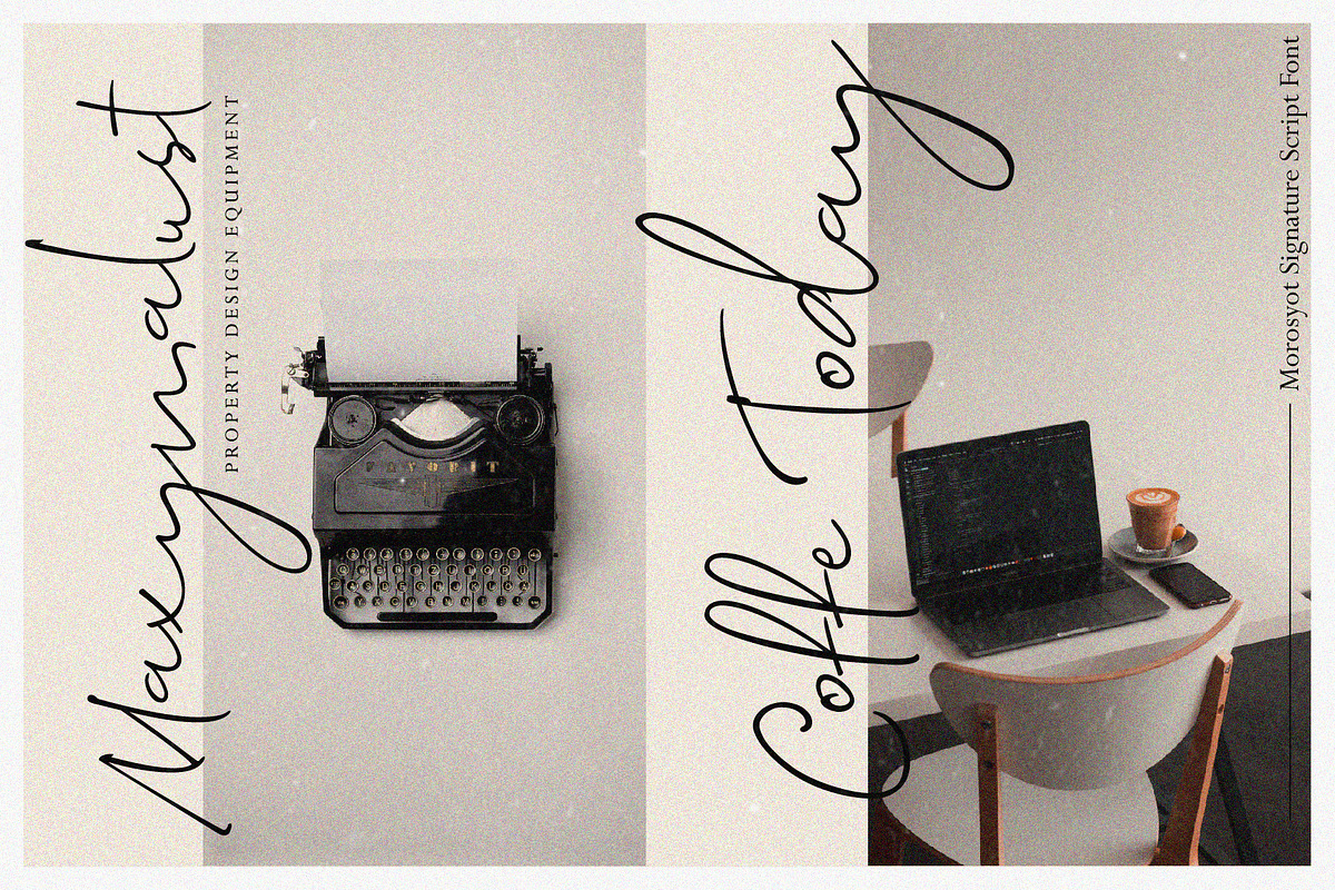 Morosyot Signature Script Font, a Script Font by ndroadv (Photo 9 of 12)