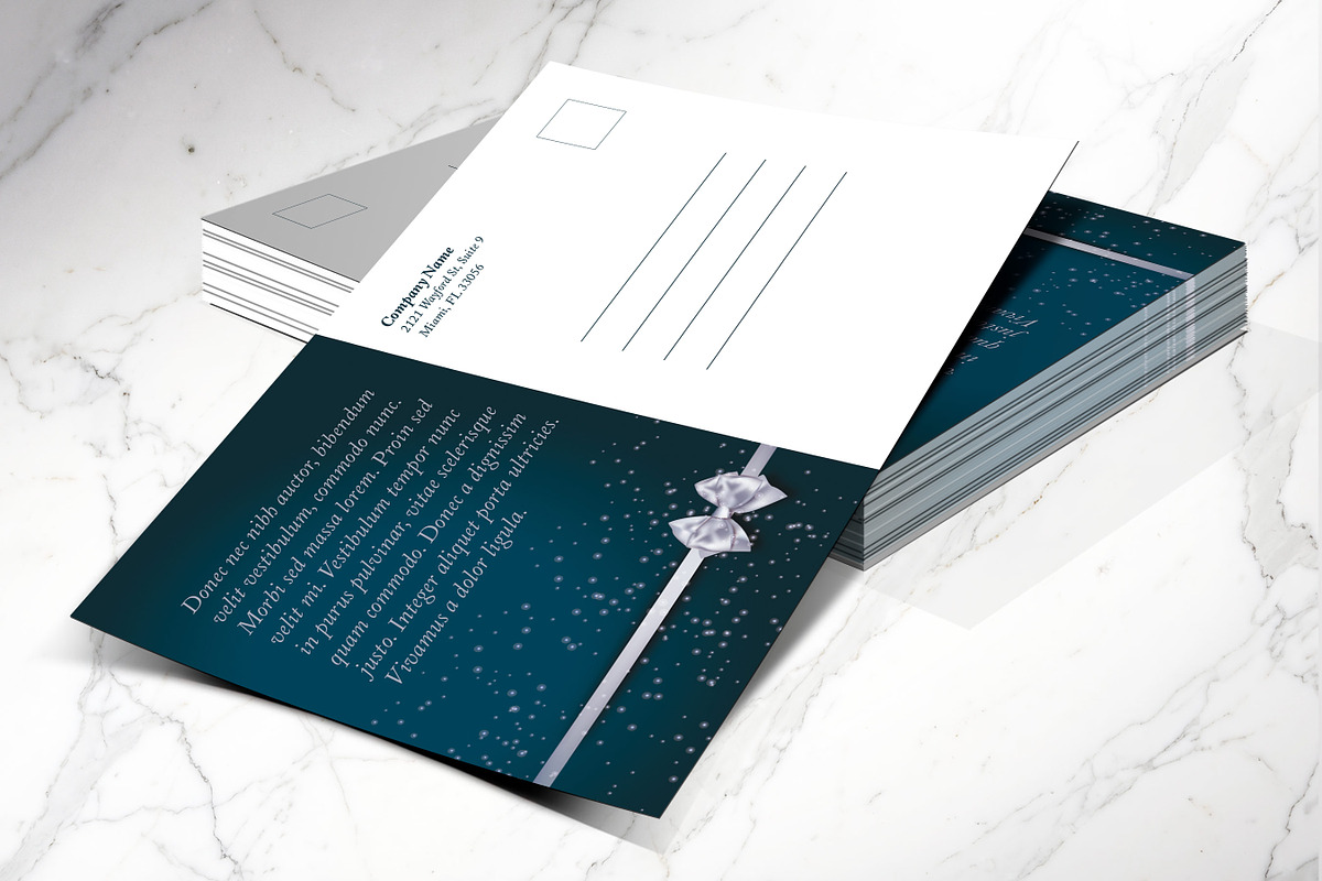 Noel Christmas Postcard Photoshop, a Flyer Template by Godserv Designs (Photo 4 of 11)