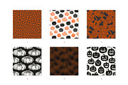 Halloween Seamless Pattern Set, a Pattern Graphic by Curly_Pat (Thumbnail 2 of 11)