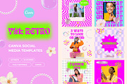 Retro & Y2K Instagram Template Pack, a Social Media Template by Sofico (Thumbnail 1 of 10)