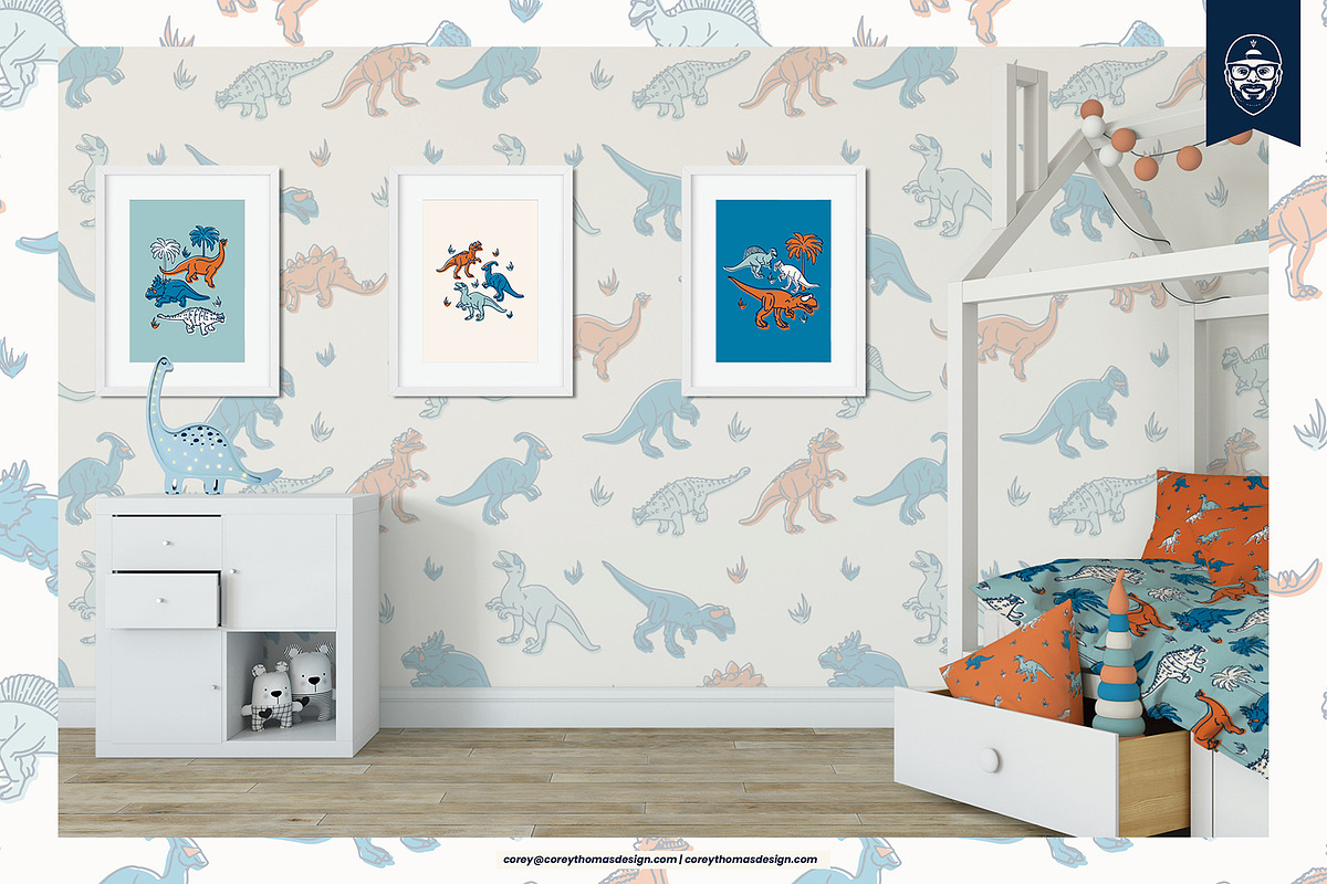 Cool Dino Graphic Graphics, a Branding & Logo Template by Mutant Lagoon (Photo 4 of 7)