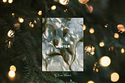 Hand-Painted Winter Backgrounds, a Background Graphic by Lana Elanor (Thumbnail 2 of 16)