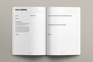 Planner Layout Design Template