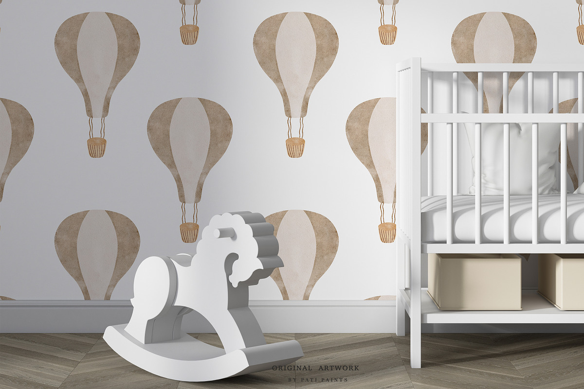 Watercolor Boho Baby Nursery Set, an Animal Illustration by Pati Paints (Photo 12 of 15)