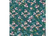 Misty Meadow Floral Seamless Repeat, a Pattern Graphic by Sharon Schwalbe (Thumbnail 5 of 7)