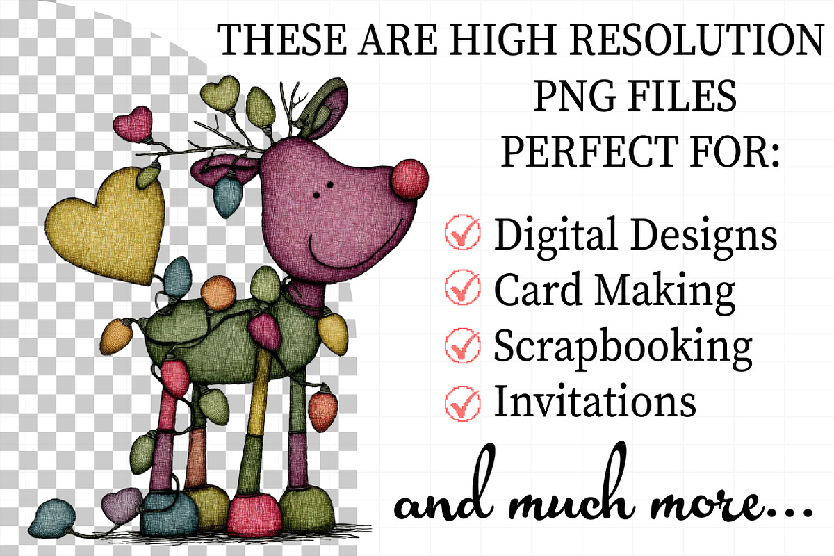 Watercolor Cute Christmas Clipart, an Illustration by Daily.Designs (Photo 2 of 5)