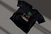 Skeletons Relaxing Under Palm Tree, an Object Illustration by nomlimo.com (Thumbnail 3 of 3)