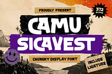 Camu Sicavest - Chunky Display Font