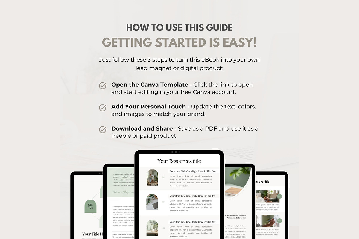 Canva Sage eBook Lead Magnet, a Marketing Template by Hayley's Digital Hub (Photo 7 of 10)