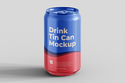 Drink Tin Can Mockup, a Packaging Mockup by Muhazdinata (Thumbnail 3 of 8)