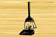 Cleaning Tool Silhouette Vector Bund, an Illustration by abu67222 (Thumbnail 2 of 4)