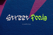 Street Foods - Graffiti Font, a Handwritten Font by BeadyLab (Thumbnail 1 of 8)