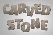 Carved Stone 3D Letters Set, an Object Graphic by Kotulsky Mockups (Thumbnail 2 of 6)